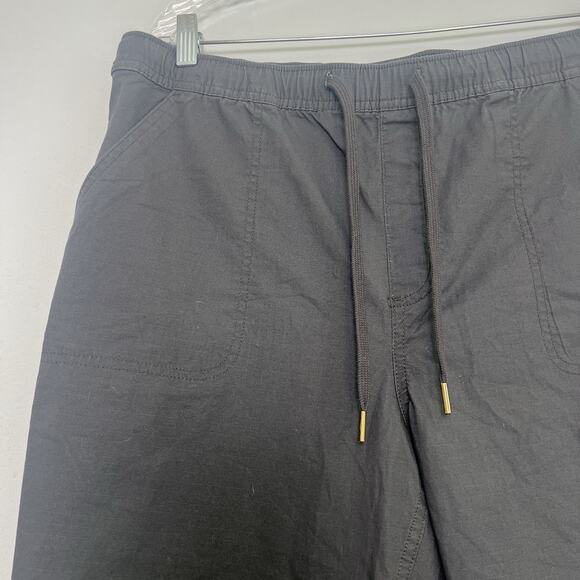 NWT Eddie Bauer Women's Ankle Cargo Pants Hiking Outdoor Sz 14 Gray - Picture 3 of 14